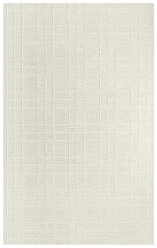 Rizzy Home Lofton 5' x 7'6" Tufted Area Rug, Ivory, large