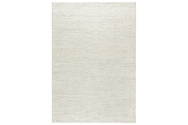 Part of the Kolkata collection, this medium-size area rug features natural fibers hand-woven together to create the perfect rug. It is available in two different patterns with soft, neutral colors that allow it to blend beautifully into any area of your home. Thick Wool | Hand Woven | Unique designs | Exclusive design