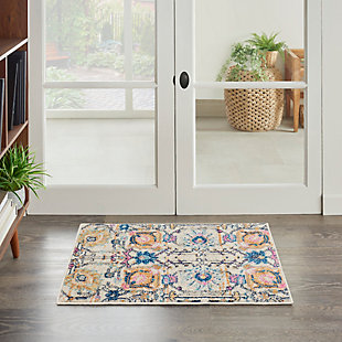 Nourison Passion 1'10" X 2'10" Floral Rug, Ivory/Multi, rollover