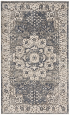 Nourison Quarry 3' X 5' Botanical Rug, Gray/Ivory, large