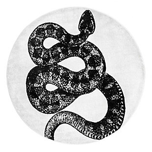 nuLOOM Thomas Paul Power Loomed Serpent 6' x 6' Rug, , large