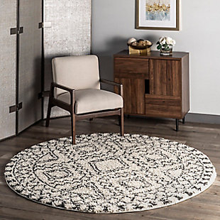 nuLOOM Lacey Moroccan Geometric Shag Area Rug, , rollover
