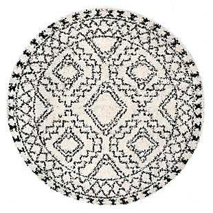nuLOOM Lacey Moroccan Geometric Shag Area Rug, , large