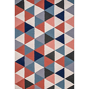 nuLOOM Bianca Triangles 5' x 8' Rug, Multi, large