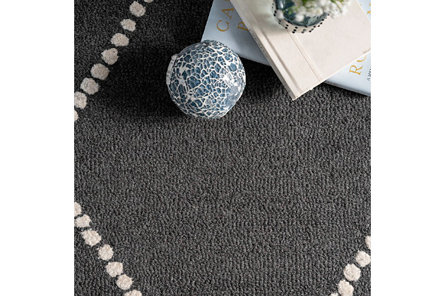 Made from the finest materials in the world and with the uttermost care, our rugs are a great addition to your home.Hand tufted | Imported | Material: 100% wool | Backing: non-slip latex | Setting: indoor | Recommended rooms: bedroom, living room