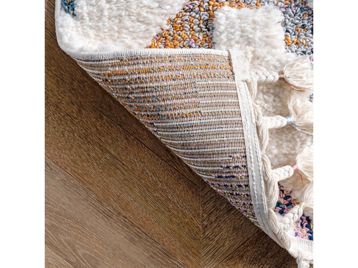 nuLOOM Rumi High-Low Chevron Tassel 2' 8