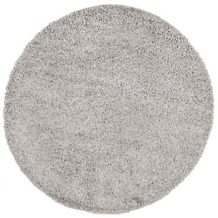 nuLOOM Marleen Contemporary Shag Area Rug, Silver, large