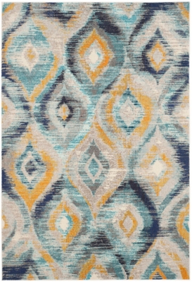 Safavieh Monaco 5'1" x 7'7" Area Rug, Blue/Yellow, large