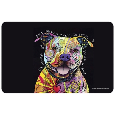 Bungalow Flooring Dean Russo Designs Pit Bull Heart 1'9" x 3' Mat, , large