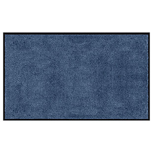 Bungalow Dirt Stopper Supreme 3' x 4' Mat, Midnight Gray, large
