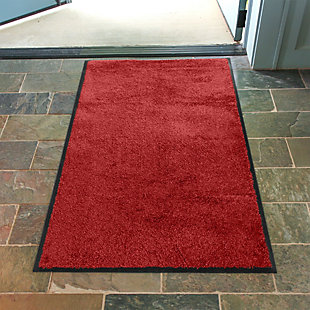 Bungalow Dirt Stopper Supreme 3' x 4' Mat, Red, rollover