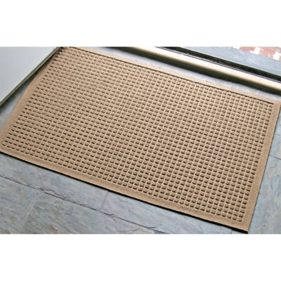 Bungalow Flooring Waterhog Squares 2' x 3' Indoor/Outdoor Mat, Beige, rollover