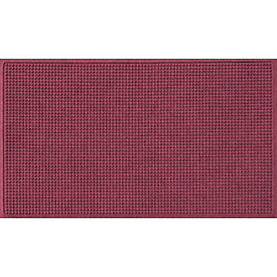 Bungalow Flooring Waterhog Squares 3' x 5' Indoor/Outdoor Mat, Purple, large