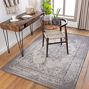 Surya Amsterdam 2' x 3' Accent Rug, Charcoal, rollover