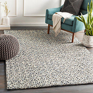 The Avon Accent Rug showcases a timeless style of elegance, comfort and sophistication. This hand-tufted rug offers an affordable alternative to other handmade constructions while preserving the same natural demeanor and charm. Made with wool, it has a medium pile. Made of wool | Hand-tufted | 1-year limited warranty | Imported