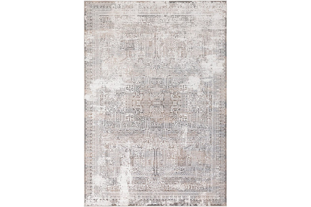 The Couture Accent Rug showcases a timeless style of elegance, comfort and sophistication. The meticulously woven construction of this piece boasts durability and will add natural charm to your decor. Made with viscose, this rug has a low pile. Made of viscose | Machine woven | 1-year limited warranty | Imported
