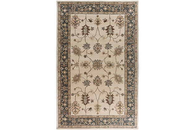 The Middleton Accent Rug showcases a timeless style of elegance, comfort and sophistication. This hand-tufted rug offers an affordable alternative to other handmade constructions while preserving the same natural demeanor and charm. Made with wool, it has a medium pile. Made of wool | Hand-tufted | 1-year limited warranty | Imported