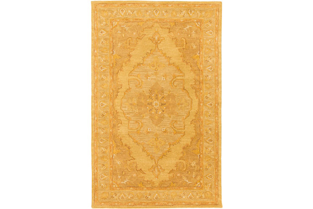 The Middleton Accent Rug showcases a timeless style of elegance, comfort and sophistication. This hand-tufted rug offers an affordable alternative to other handmade constructions while preserving the same natural demeanor and charm. Made with wool, it has a medium pile. Made of wool | Hand-tufted | 1-year limited warranty | Imported