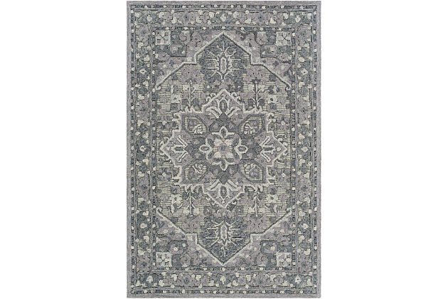 The Oakland Accent Rug showcases a timeless style of elegance, comfort and sophistication. This hand-tufted rug offers an affordable alternative to other handmade constructions while preserving the same natural demeanor and charm. Made with wool, this rug has a low pile. Made of wool | Hand-tufted | 1-year limited warranty | Imported