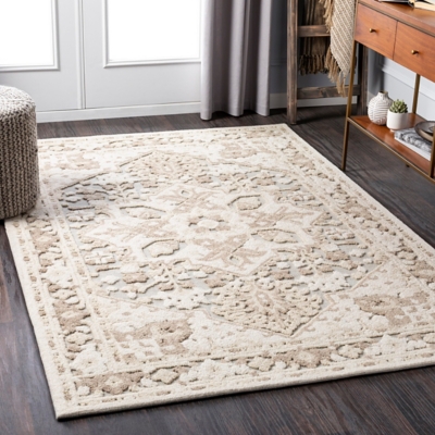 Surya Oakland 2' x 3' Accent Rug, Silver, large