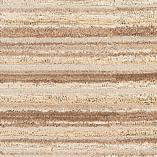 The Petra Accent Rug showcases a timeless style of elegance, comfort and sophistication. The meticulously woven construction of this piece boasts durability and will add natural charm to your decor. Made with jute and wool, this rug has no pile. Made of jute and wool | Handwoven | 1-year limited warranty | Imported
