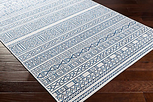 The Eagean rug features a compelling global-inspired design brimming with elegance and grace. The perfect addition to any home, this piece will bring eclectic flair to your decor with ease. This meticulously woven piece boasts durability and provides natural charm.Made of polypropylene | Machine woven | No backing | Indoor/outdoor safe | Spot clean only | Rug pad recommended | Imported