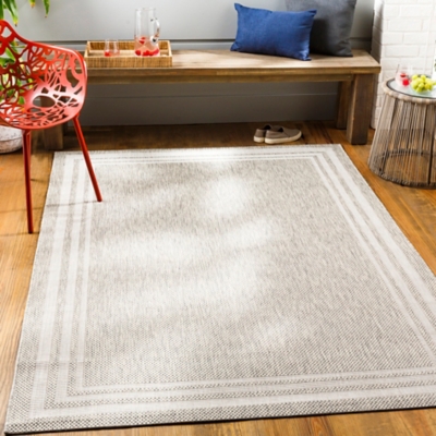 Surya Eagean 5'3" x 7'7" Area Rug, Beige, large