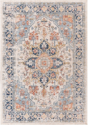 Surya Huntington 5'3" x 7' Area Rug, Dark Blue, large