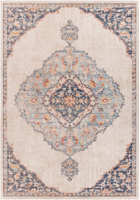 Surya Huntington 5'3" x 7' Area Rug, Dark Blue, large