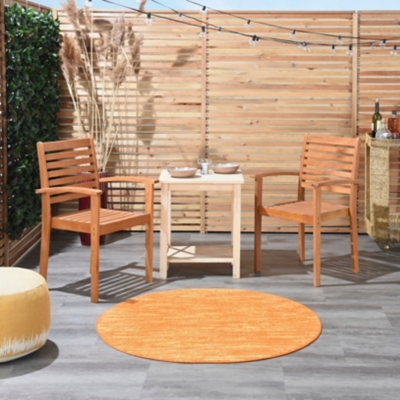 Nourison Essentials 4' x round Sunburst Outdoor Indoor/Outdoor Rug | Ashley