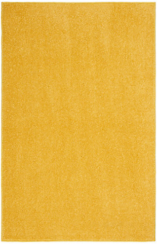 Nourison Essentials 2' x 4' Accent Rug, Yellow, large