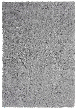 Nourison Shangri-La 5' x 7' Area Rug, Light Gray, large