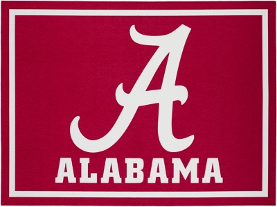 Addison Campus University of Alabama 5' x 7' Area Rug, Crimson, large