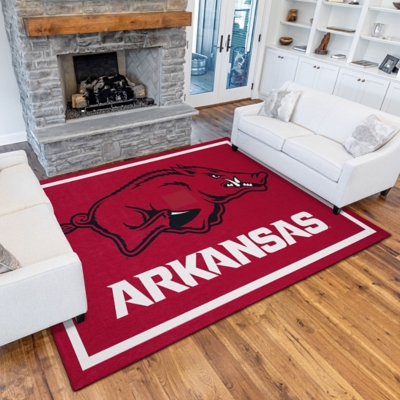 Addison Campus University of Arkansas 5' x 7' Area Rug, Black, rollover