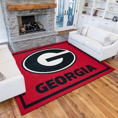 Addison Campus University of Georgia 5' x 7' Area Rug, Red, rollover