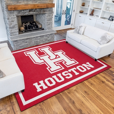 Addison Campus University of Houston 5' x 7' Area Rug, Red, rollover