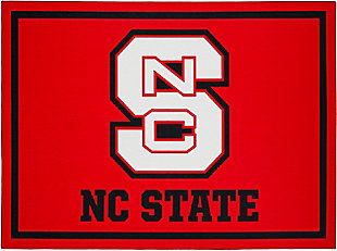 Addison Campus North Carolina State 2'5" x 3'8" Accent Rug, Red, large