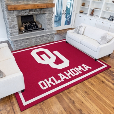 Addison Campus University of Oklahoma 5' x 7' Area Rug, Crimson, rollover