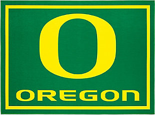 Addison Campus University of Oregon 1'7" x 2'5" Accent Rug, Green, large