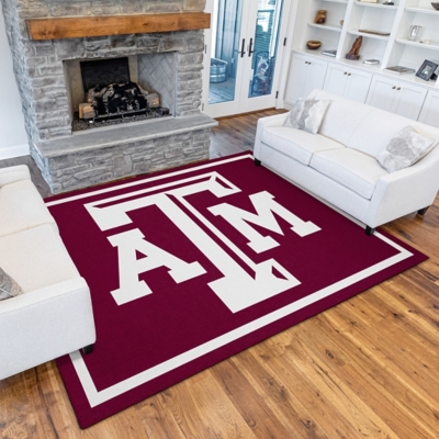 Addison Campus Texas A&M 5' x 7' Area Rug, Maroon, rollover