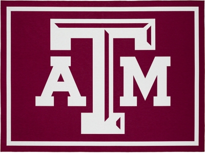 Addison Campus Texas A&M 5' x 7' Area Rug, Maroon, large