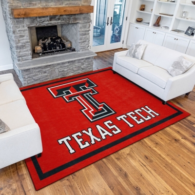 Addison Campus Texas Tech 5' x 7' Area Rug, Red, rollover