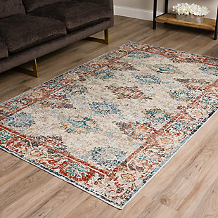 Addison Rugs Fairfax Traditional 5' x 7'5" Area Rug, Meadow, rollover