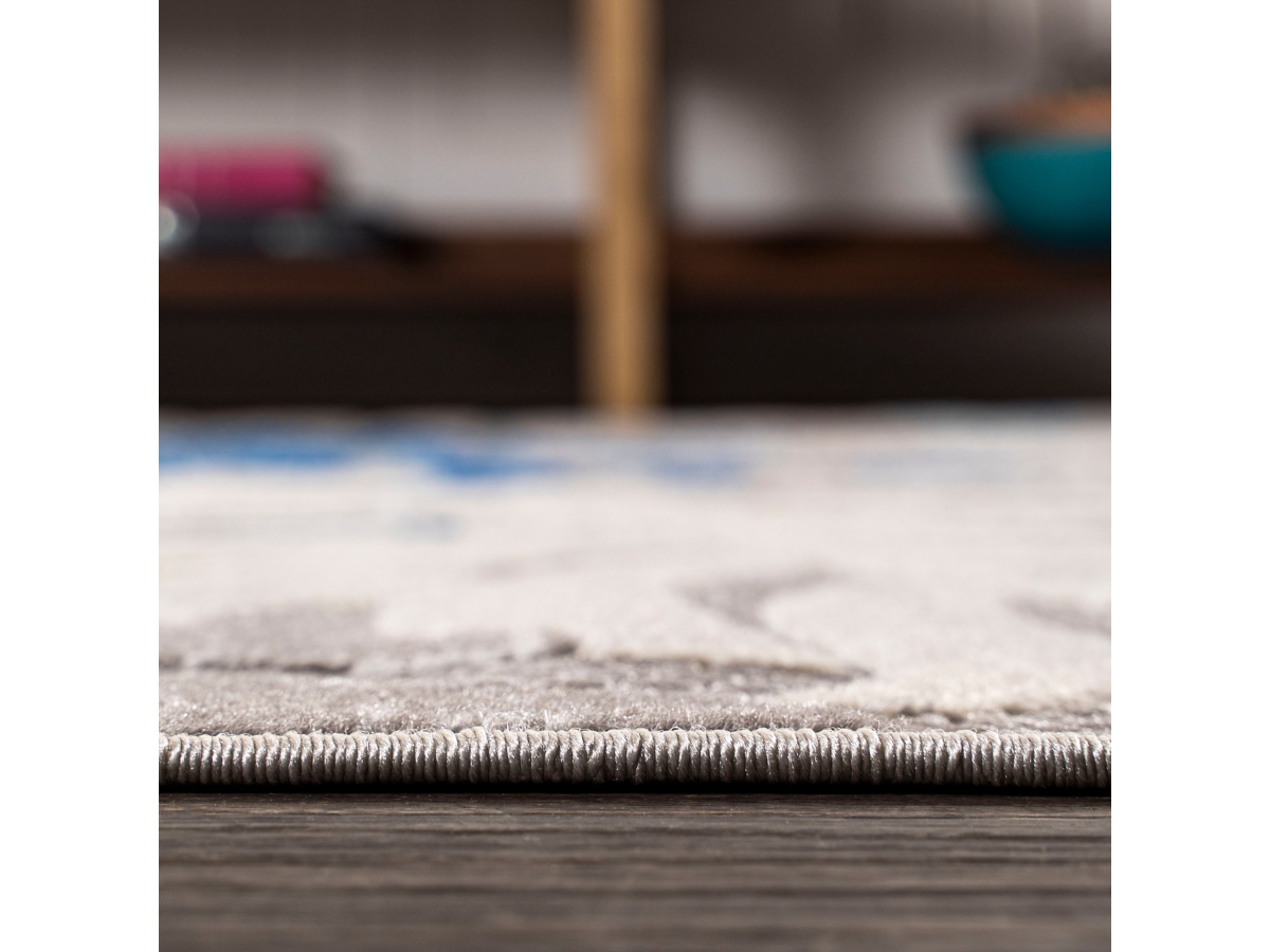 Jonathan Y Tropics Palm Leaves 6' Square Indoor/Outdoor Area Rug