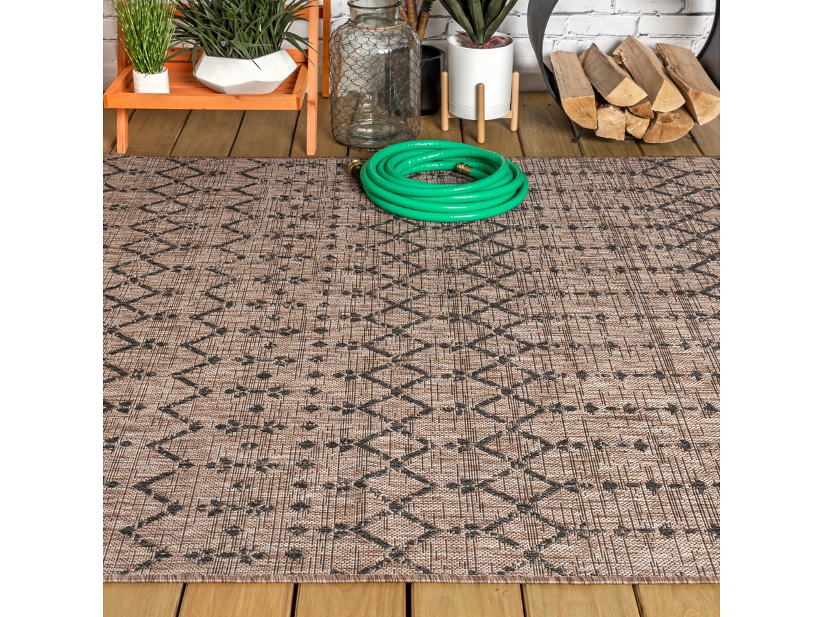 domani ドマーニ　ロイヤル　エレガント　ヨーロピアン　オットマン nz JONATHAN Y Ourika Moroccan Geometric Textured Weave 9' x 12