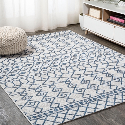 Jonathan Y Kafel Coastal Bohemian 8' x 10' Indoor/Outdoor Area Rug | Ashley