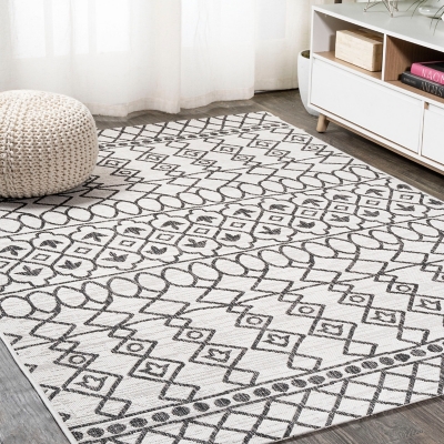 Jonathan Y Kafel Modern Bohemian 5' x 8' Indoor/Outdoor Area Rug | Ashley