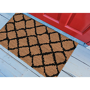 Transocean Terrene Grid Outdoor 1'6" x 2'6" Doormat, , rollover