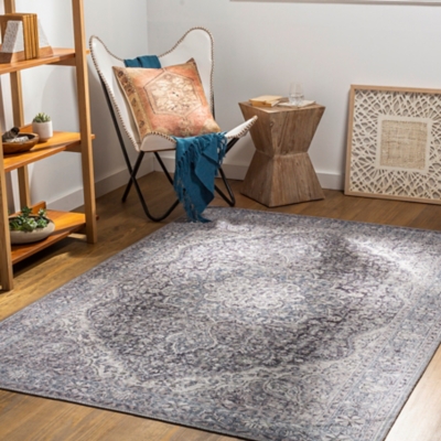 Surya Colin 5'3" x 7'3" Rug, Charcoal/Gray, rollover