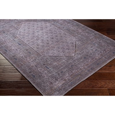 Surya Colin 6'7" x 9' Rug, Lavender/Charcoal, large